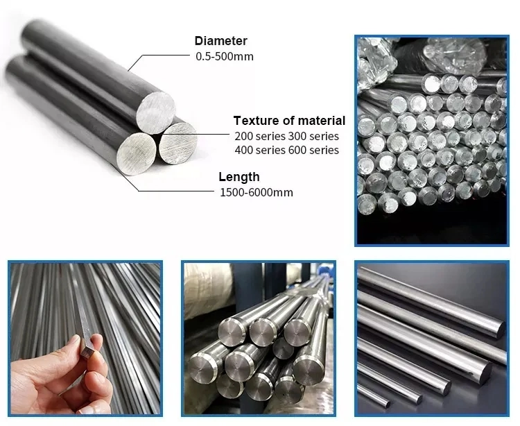 Custom Alloy Round Monel 400 K500 Ss Stainless Steel Bar / Rod